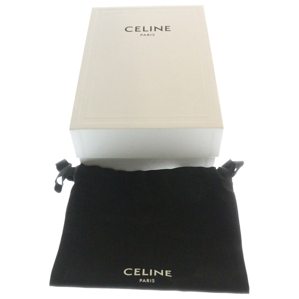 CELINE(セリーヌ) 24SS LES BALLAERINES CELINE ベビーズ バレリーナ パテント カーフスキン ブラック レディース 354684582C 38NO