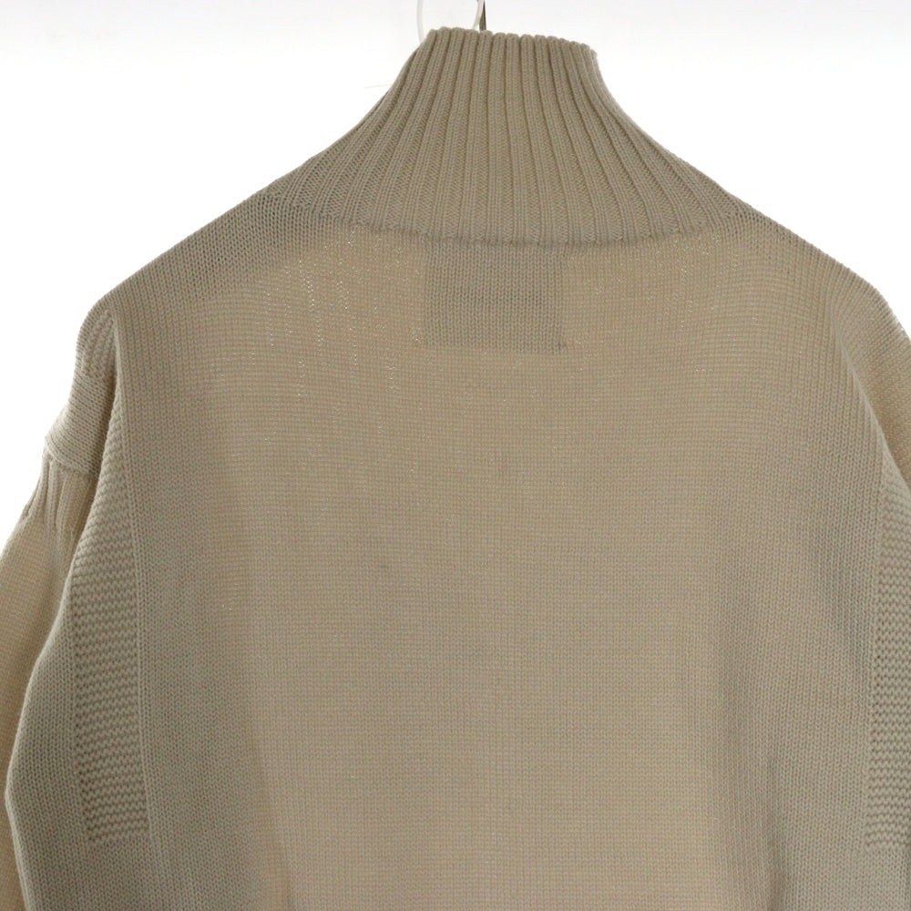 JIL SANDER +(ジルサンダープラス) 23AW ボタンディティール ハイネック ウールニット グレー レディース J40GP0135 J14653