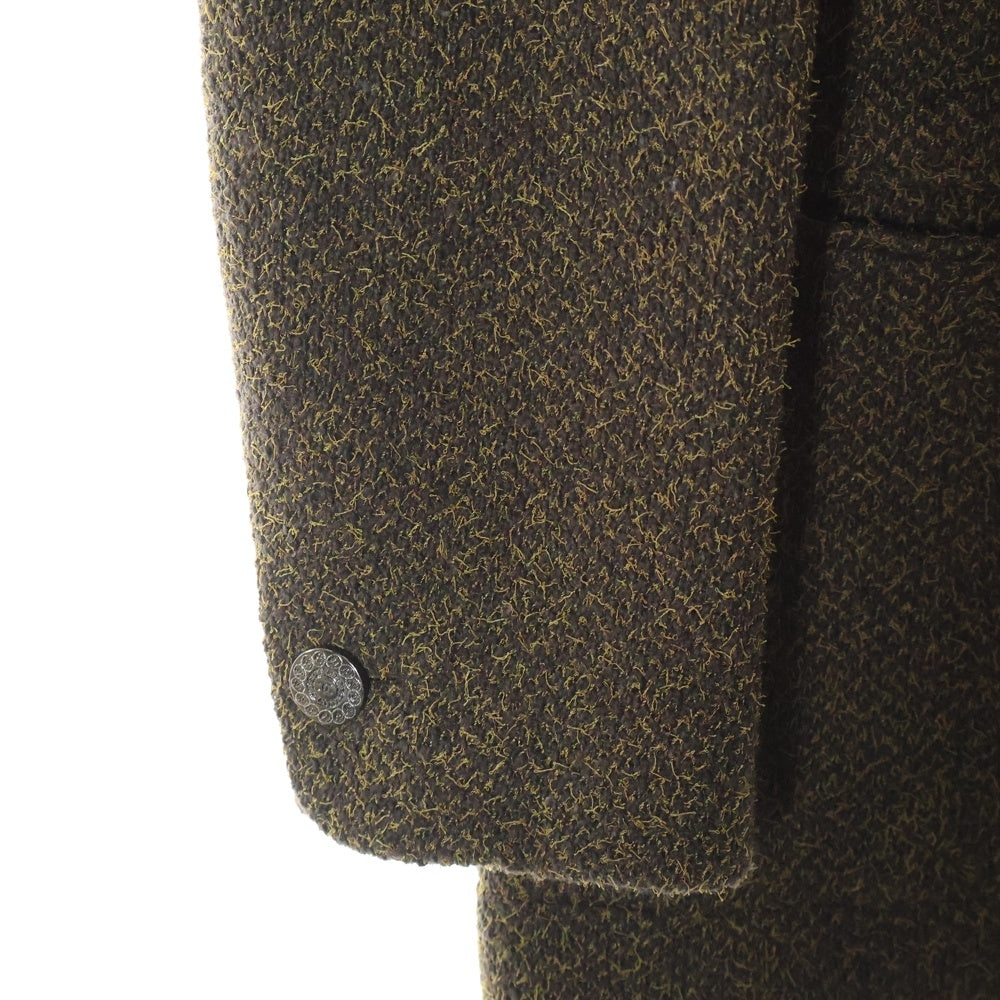 CHANEL(シャネル) 97AW VINATGE ヴィンテージ ココマークボタン ツイード ジャケット ブラウン P09174V05806