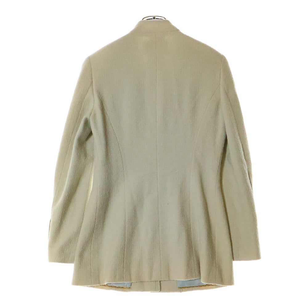 CHANEL(シャネル) 97SS VINTAGE ヴィンテージ ココボタン ウール 97P マルチフラップポケット ツイードジャケット ライトグリーン レディース P07314V05387