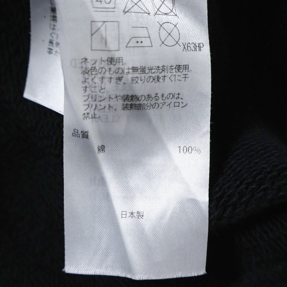 ATON(エイトン) × B2nd GARMENTDYE URAKE OVERSIZED SWEATSHIRT ビーセカンド ガーメントダイ オーバーサイズ クルーネックスウェットトレーナー ブラック 7055446