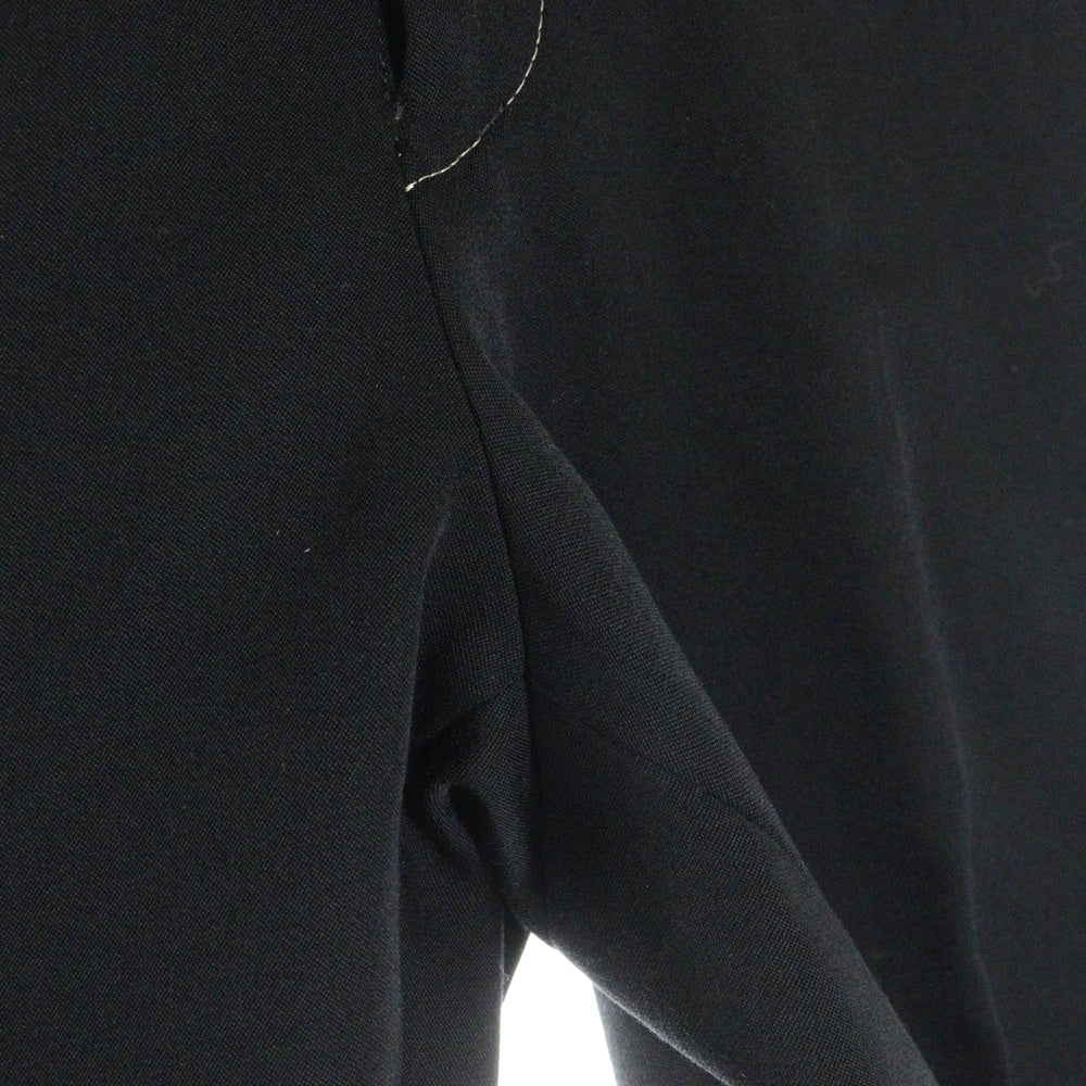 WACKO MARIA(ワコマリア) 10AW ウール ジップフライ スラックス パンツ ブラック 10AW-WSN-10