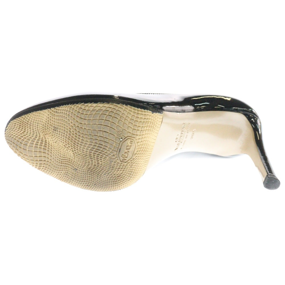 valentino garavan(ヴァレンティノガラヴァーニ) エナメル ハイヒール パンプス レディース ブラック