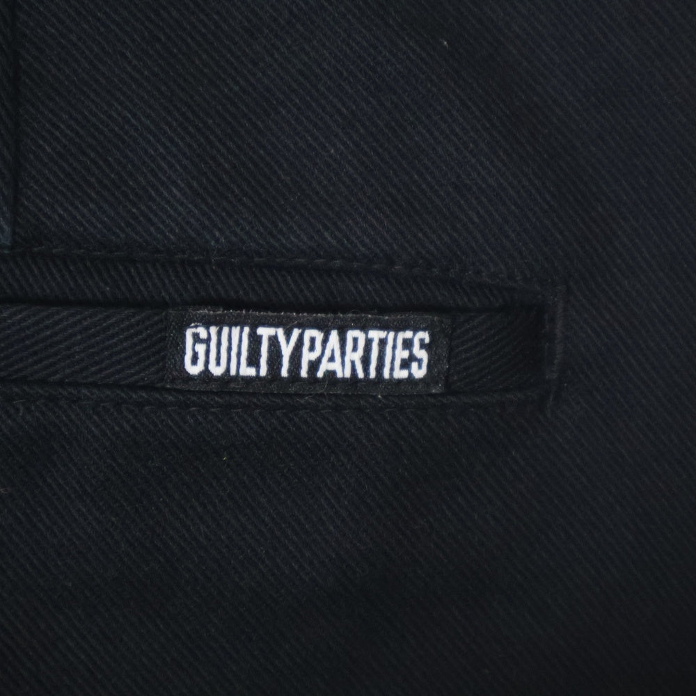 WACKO MARIA(ワコマリア) TWILL SKATE PANTS ツイル スケート コットン パンツ ブラック GP-104-A-BLANKLINE ZACK