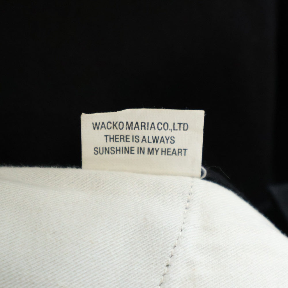 WACKO MARIA(ワコマリア) TWILL SKATE PANTS ツイル スケート コットン パンツ ブラック GP-104-A-BLANKLINE ZACK