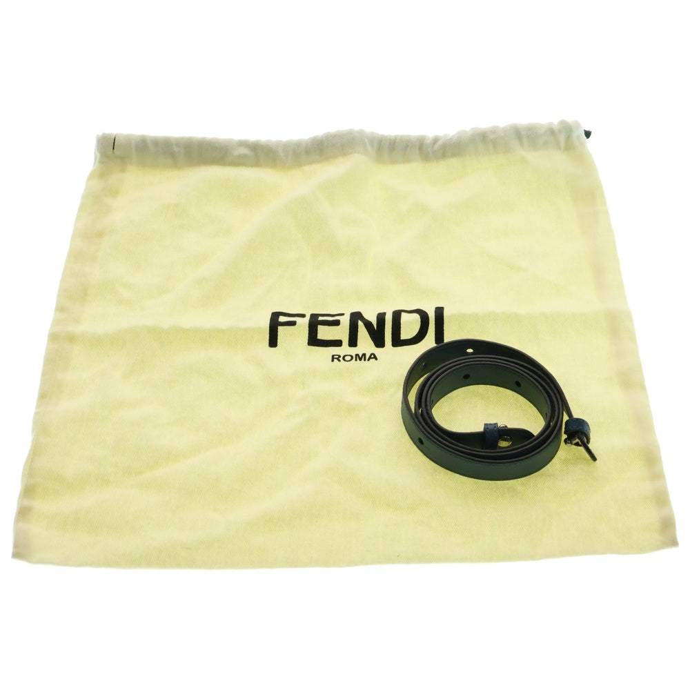 FENDI(フェンディ) ズッカ柄 ラナウェイ 2way ハンドバッグ ブルー レディース 8BH344