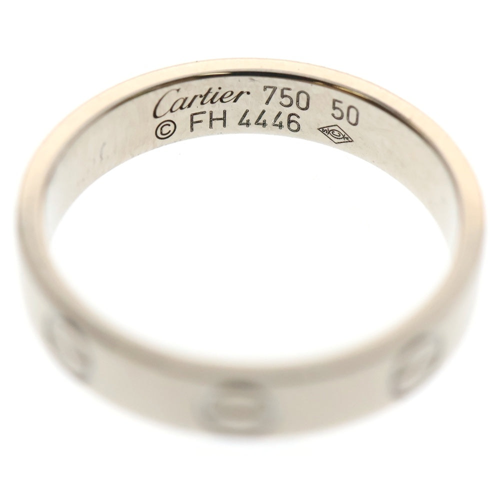 Cartier(カルティエ) K18WG ミニラブ リング 指輪 ホワイトゴールド 50
