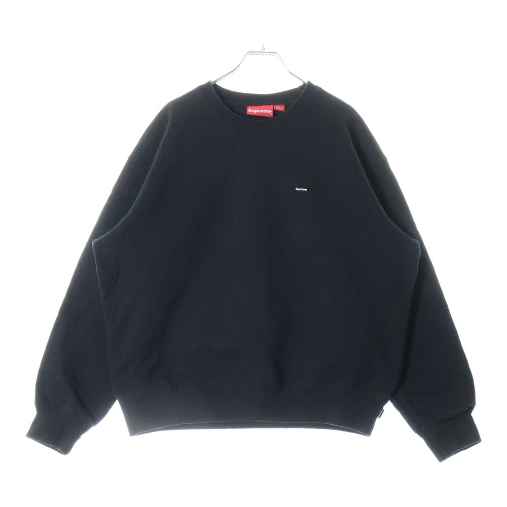SUPREME(シュプリーム) 23AW Small Box Crewneck スモールボックスロゴ クルーネックスウェットトレーナー ブラック