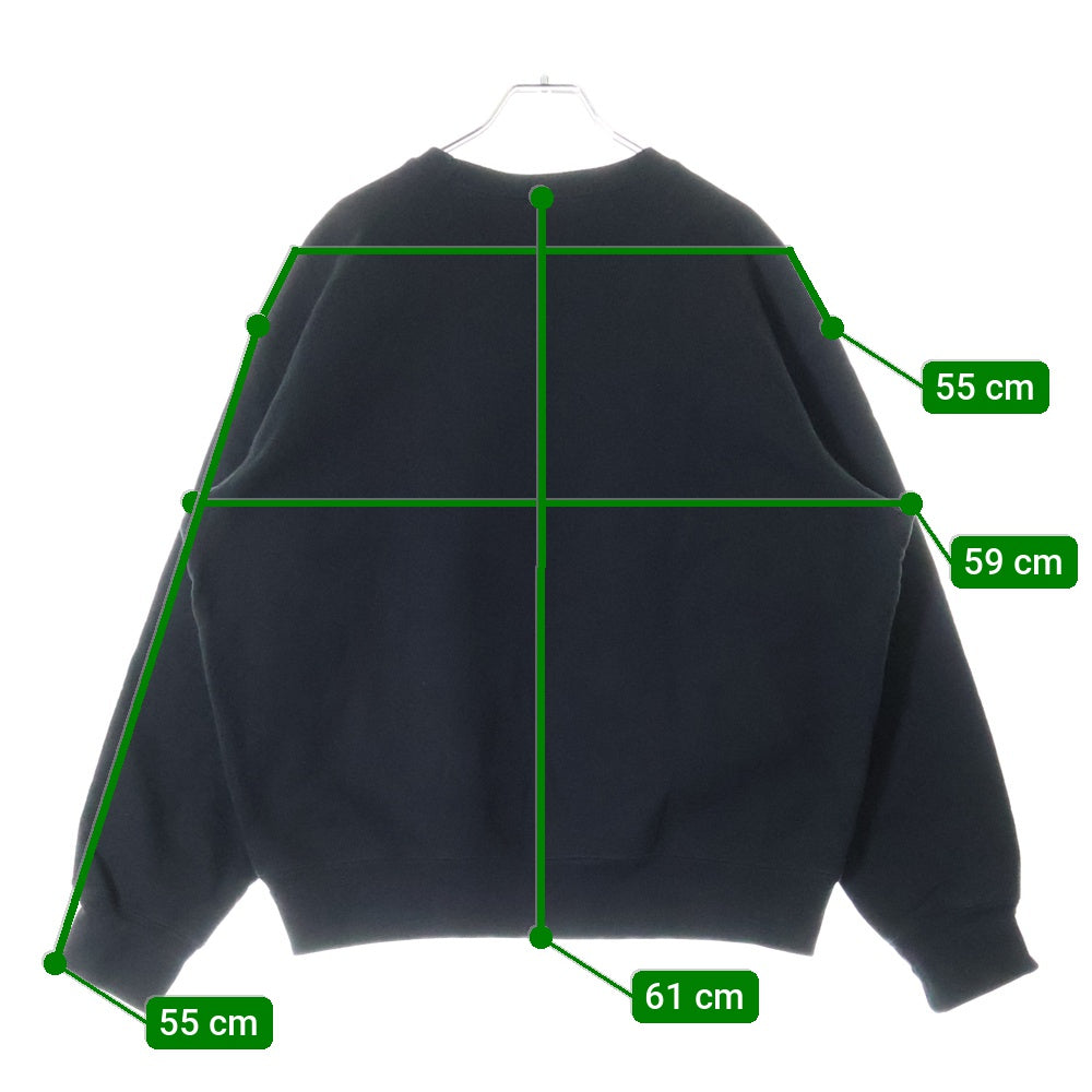 SUPREME(シュプリーム) 23AW Small Box Crewneck スモールボックスロゴ クルーネックスウェットトレーナー ブラック