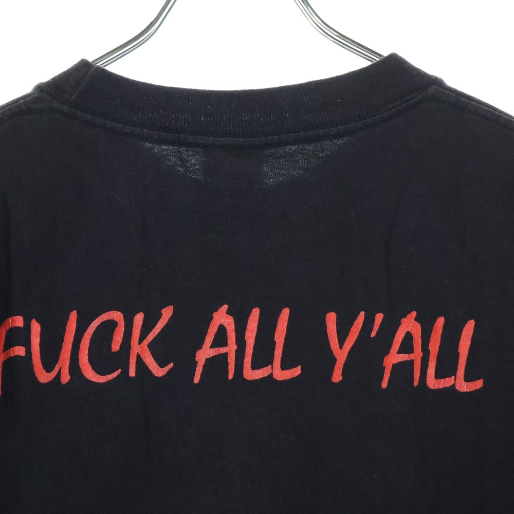 SUPREME(シュプリーム) 08SS Fuck All Y'All Tee ファックオールヨール グラフィックプリント クルーネック半袖Tシャツ カットソー ブラック