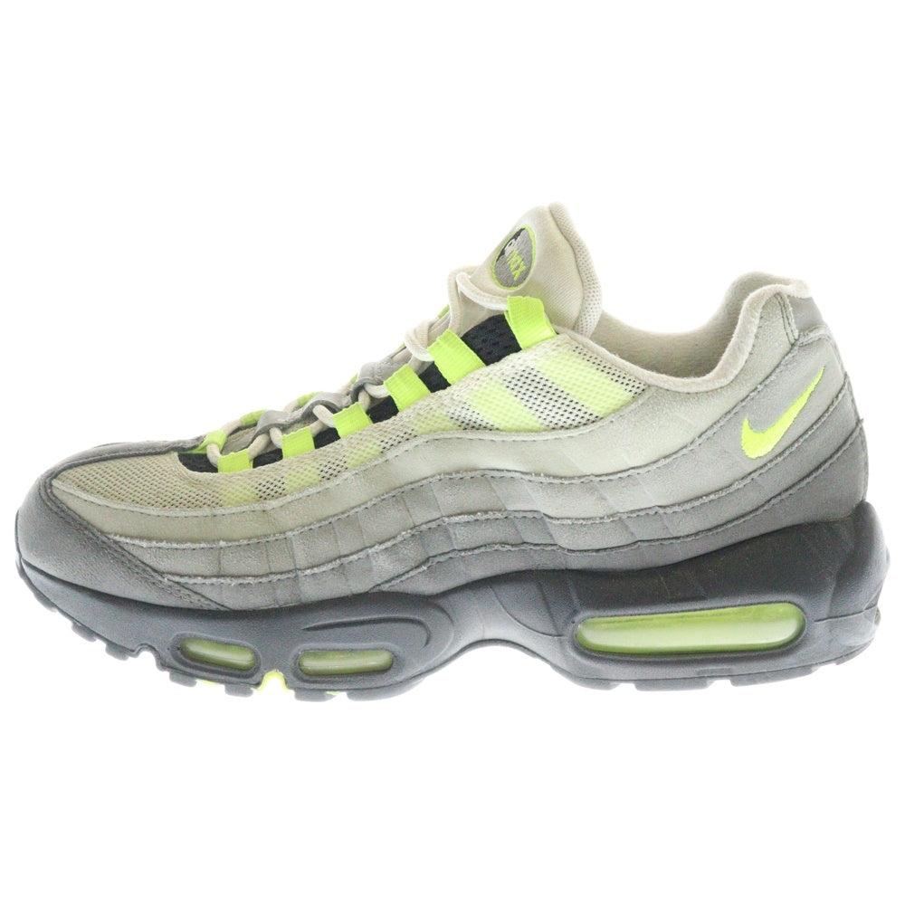 NIKE(ナイキ) 【観賞用 2015年製】AIR MAX 95 OG Yellow Gradation エアマックス95 イエローグラデ ローカットスニーカー グレー US8/26.0cm 554970-071