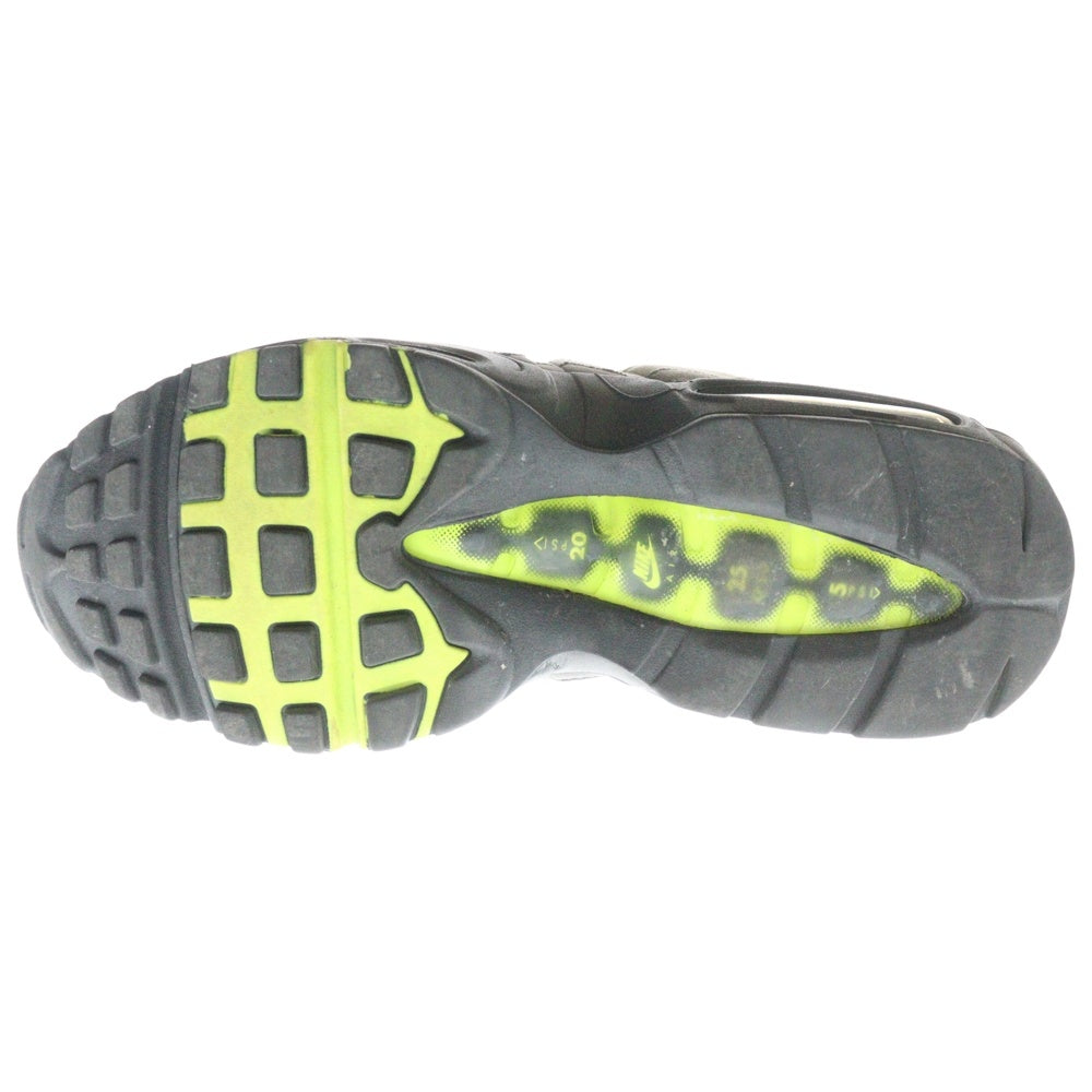 NIKE(ナイキ) 【観賞用 2015年製】AIR MAX 95 OG Yellow Gradation エアマックス95 イエローグラデ ローカットスニーカー グレー US8/26.0cm 554970-071