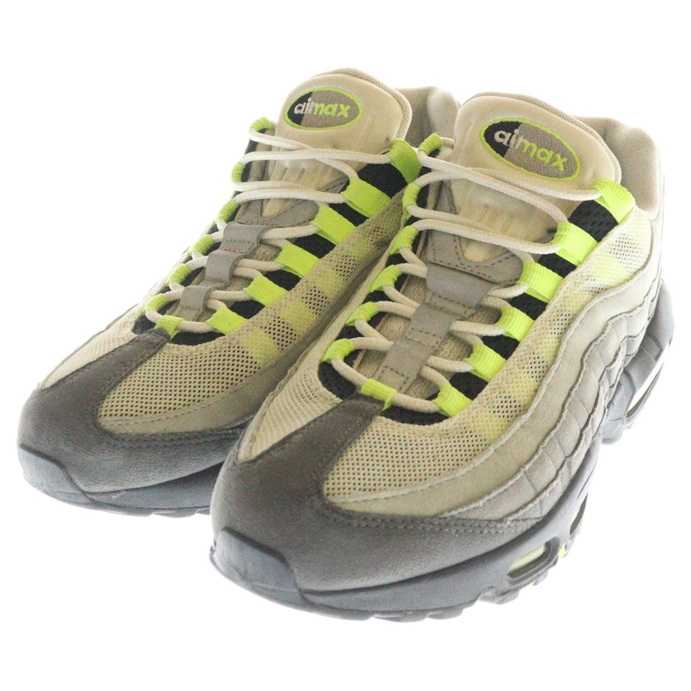 NIKE(ナイキ) 【観賞用 2015年製】AIR MAX 95 OG Yellow Gradation エアマックス95 イエローグラデ ローカットスニーカー グレー US8/26.0cm 554970-071