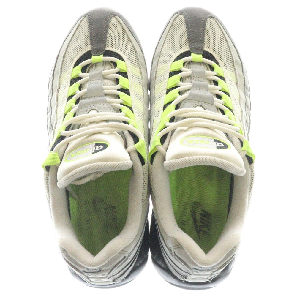 NIKE(ナイキ) 【観賞用 2015年製】AIR MAX 95 OG Yellow Gradation エアマックス95 イエローグラデ ローカットスニーカー グレー US8/26.0cm 554970-071
