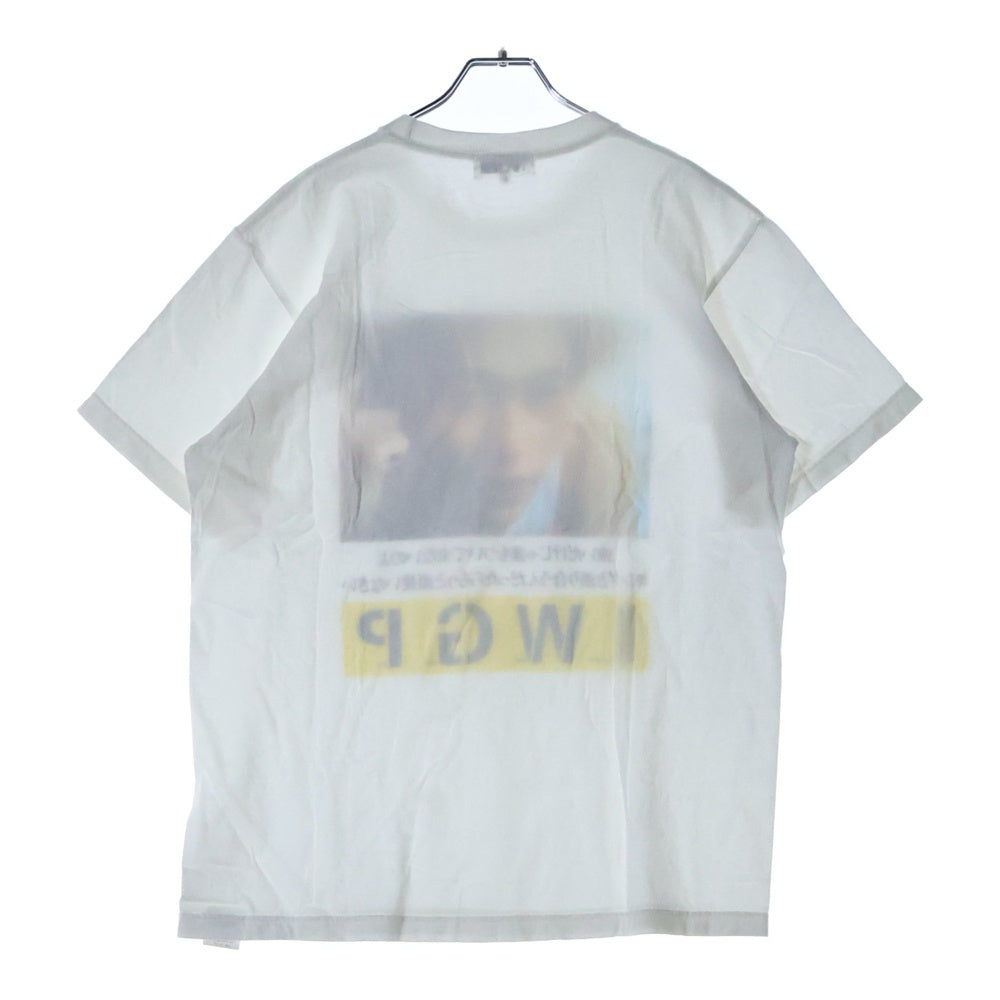 MEDICOM TOY(メディコムトイ) × I.W.G.P. PHOTO MESSAGE TEE 02 池袋ウエストゲートパーク フォトプリント クルーネック半袖Tシャツ カットソー ホワイト