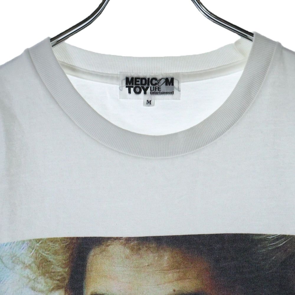 MEDICOM TOY(メディコムトイ) × I.W.G.P. PHOTO MESSAGE TEE 02 池袋ウエストゲートパーク フォトプリント クルーネック半袖Tシャツ カットソー ホワイト