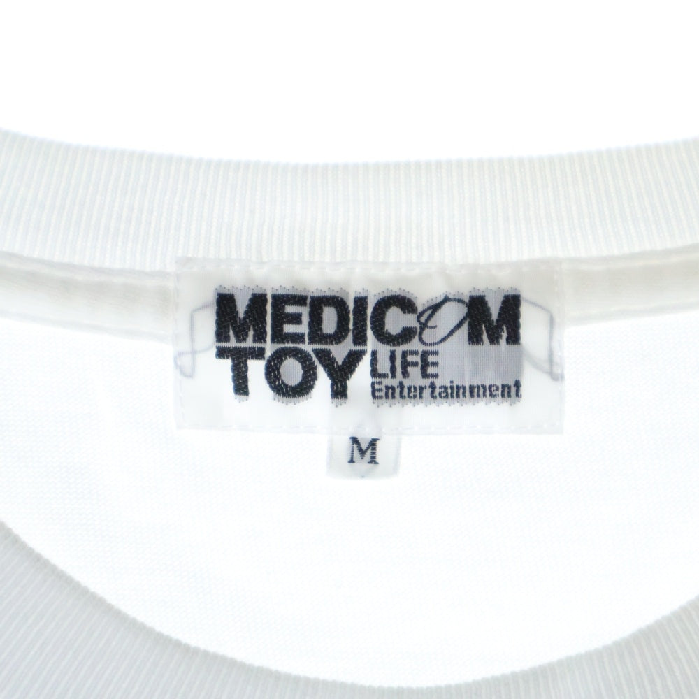 MEDICOM TOY(メディコムトイ) × I.W.G.P. PHOTO MESSAGE TEE 02 池袋ウエストゲートパーク フォトプリント クルーネック半袖Tシャツ カットソー ホワイト