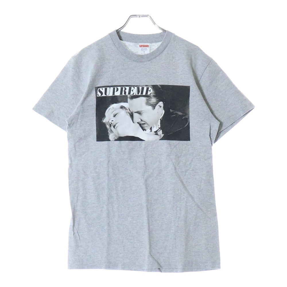SUPREME(シュプリーム) 19SS Bela Lugosi Tee ベラルゴシ フォトプリント クルーネック半袖Tシャツ カットソー グレー