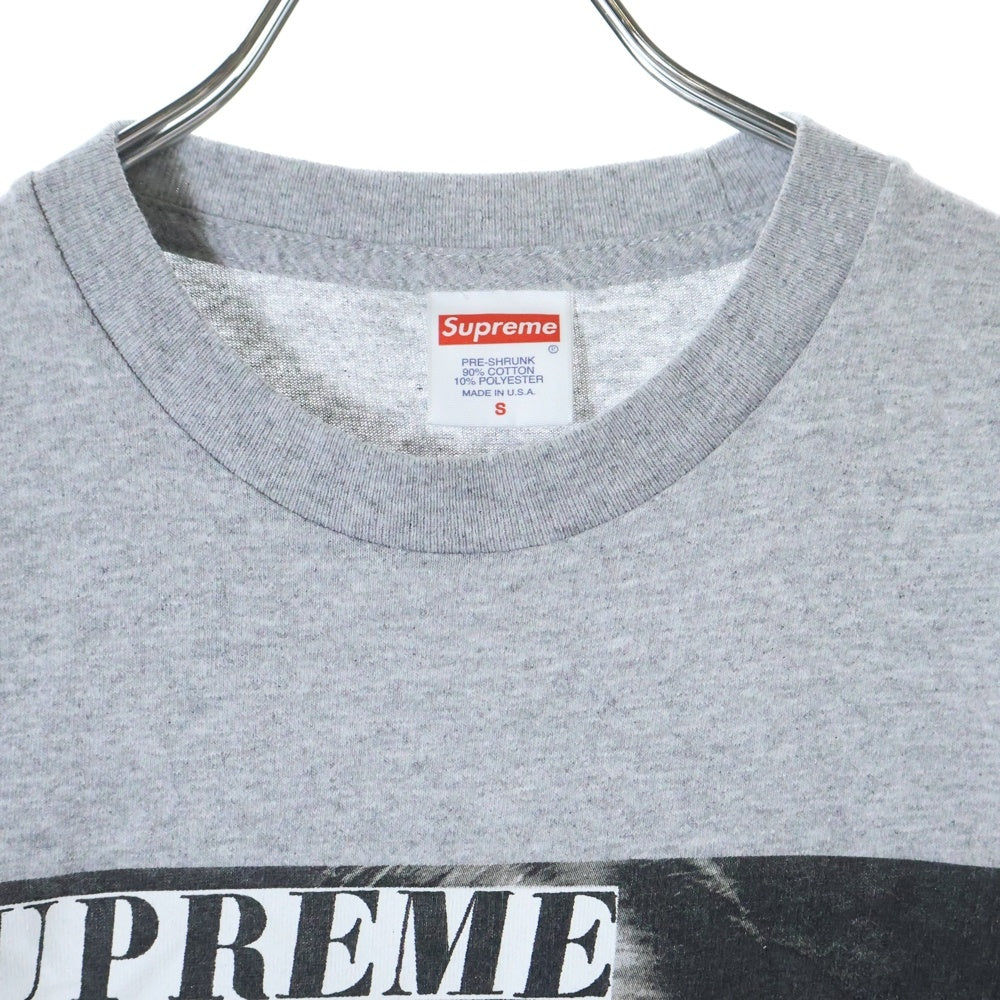 SUPREME(シュプリーム) 19SS Bela Lugosi Tee ベラルゴシ フォトプリント クルーネック半袖Tシャツ カットソー グレー