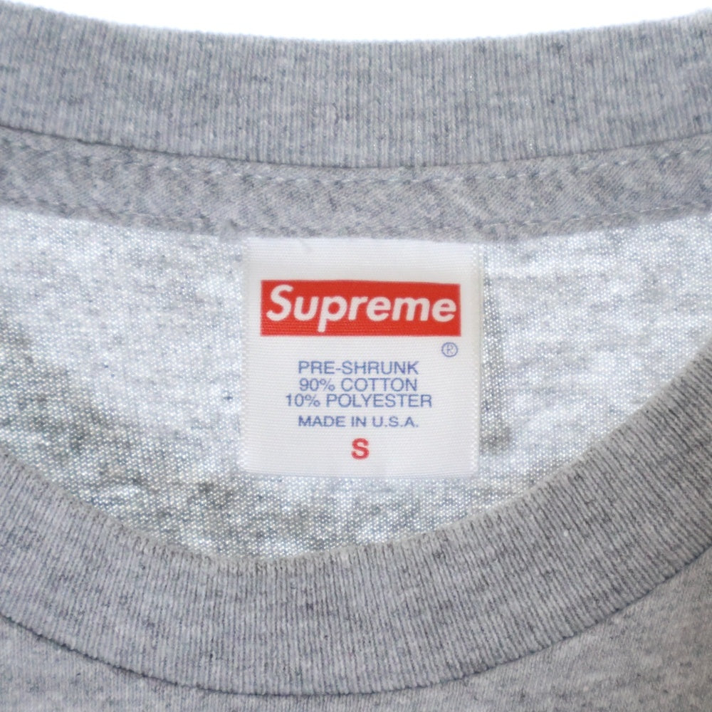 SUPREME(シュプリーム) 19SS Bela Lugosi Tee ベラルゴシ フォトプリント クルーネック半袖Tシャツ カットソー グレー