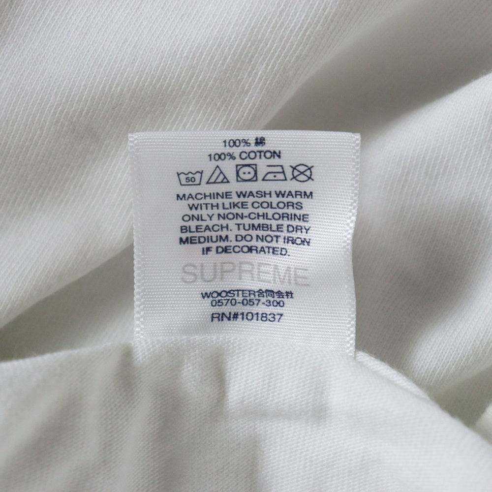 SUPREME(シュプリーム) 22SS × Burberry Box Logo Tee バーバリー ボックスロゴ クルーネック半袖Tシャツ カットソー ホワイト