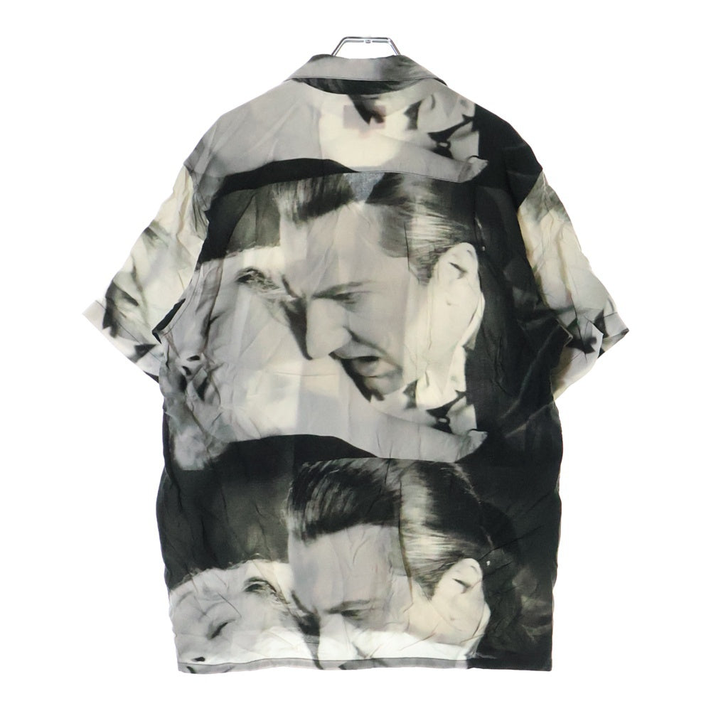 SUPREME(シュプリーム) 19SS Bela Lugosi Rayon S/S Shirt ベラルゴシ フォトプリント レーヨン オープンカラー 半袖シャツ ブラック/グレー
