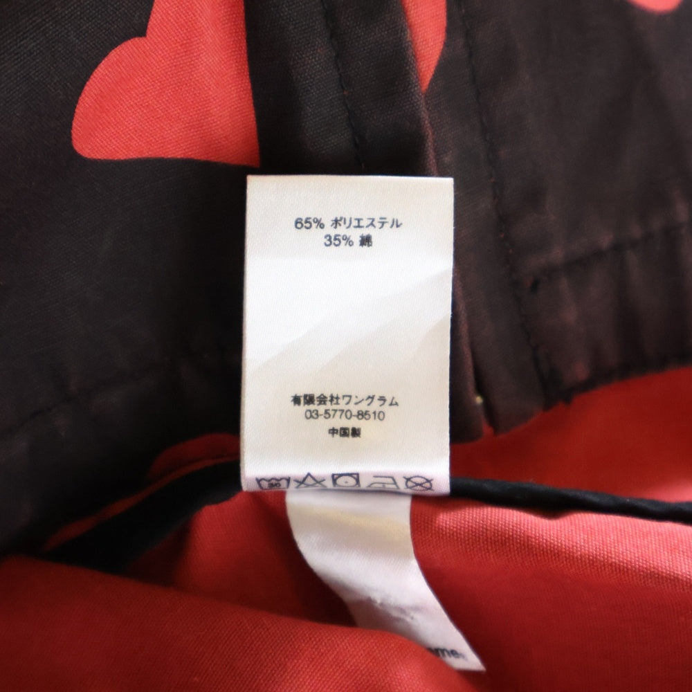 SUPREME(シュプリーム) 17SS Hearts Harrington Jacket ハート総柄 ジップアップハリントンジャケット ブラック/レッド