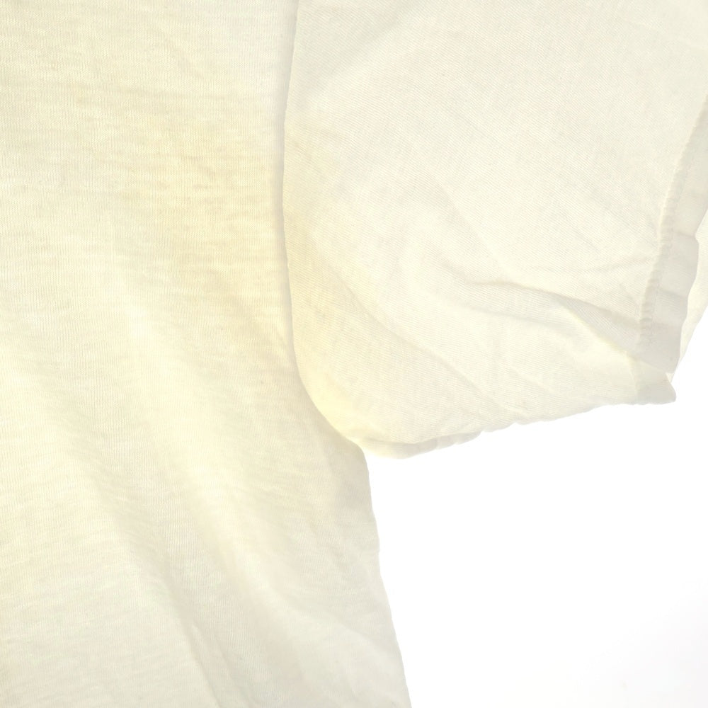 VINTAGE(ヴィンテージ) 00S VINTAGE MAXELL TAKE YOUR MUSIC TO THE MAX TEE マクセル テイク ユア ミュージック トゥ ザ マックス クルーネック 半袖Tシャツ カットソー ホワイト