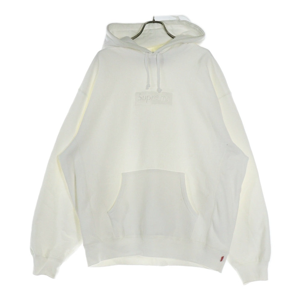 SUPREME(シュプリーム) 23AW Box Logo Pullover Hoodie Sweatshirt ボックスロゴ プルオーバー フーディー スウェット パーカー ホワイト
