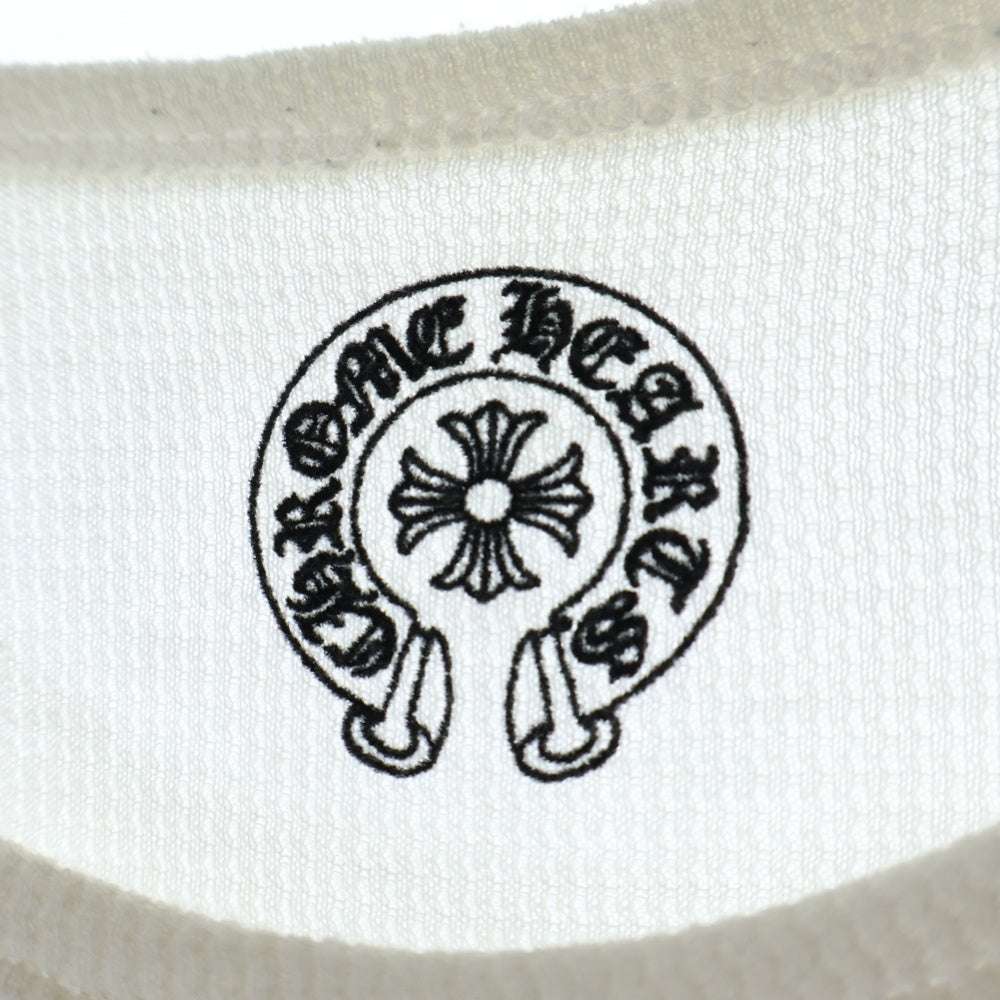 CHROME HEARTS(クロムハーツ) CH PLS THERMAL L/S TEE CHプラスプリント サーマル長袖Tシャツ カットソー ホワイト