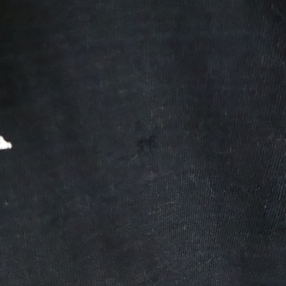 PRADA(プラダ) 裾切替ドローコード ロゴプリント クルーネック 半袖Tシャツ カットソー ブラック UJN742