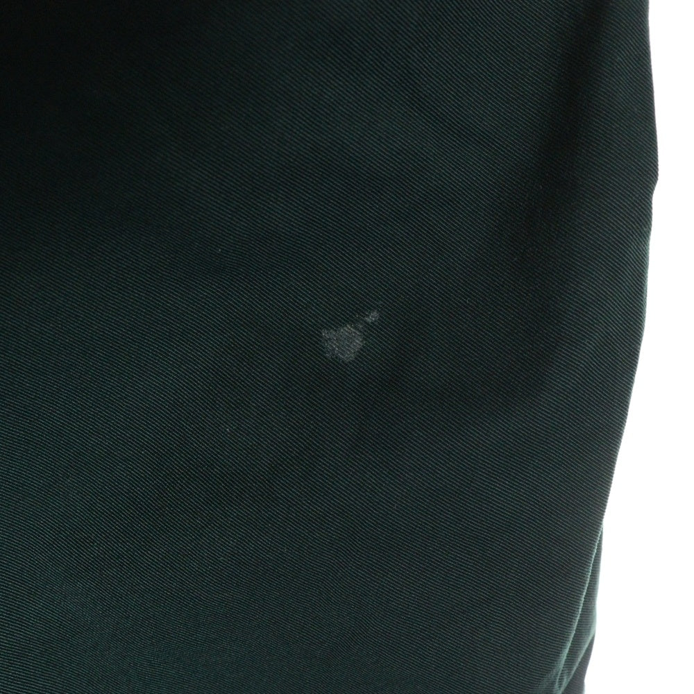 kolor(カラー) 21SS ナイロン パッカリング パンツ ワンタック トラウザー グリーン 21SCM-P05104