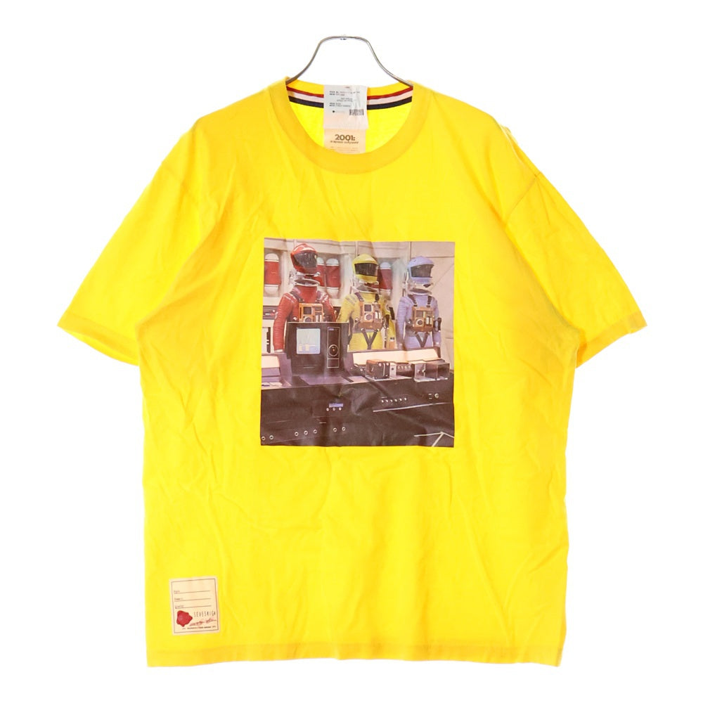 SEVESKIG(セヴシグ) ODYSSEY VINTAGE SS TEE オデッセイ フォトプリント クルーネック 半袖Tシャツ カットソー イエロー