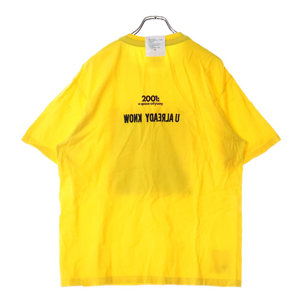SEVESKIG(セヴシグ) ODYSSEY VINTAGE SS TEE オデッセイ フォトプリント クルーネック 半袖Tシャツ カットソー イエロー