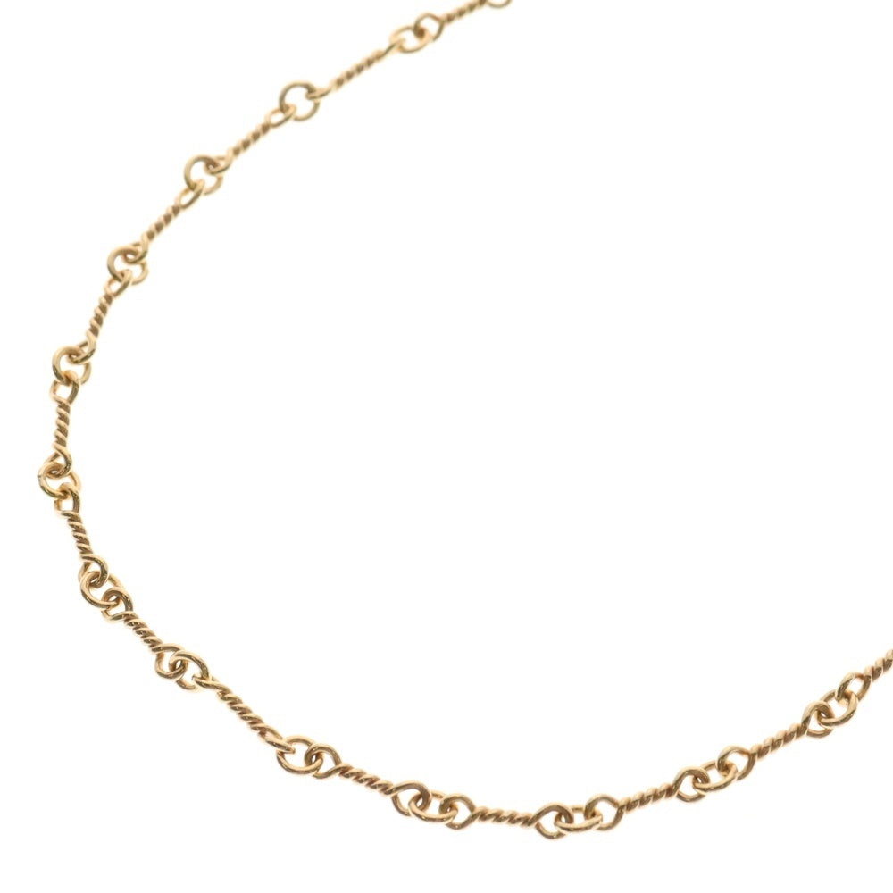 CHROME HEARTS(クロムハーツ) 22K NECKCHAIN T20 ツイストチェーンネックレス 20inch ゴールド BCA015