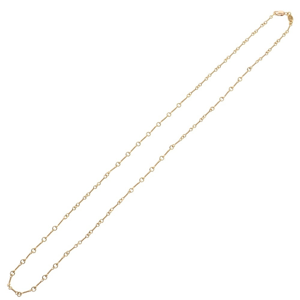 CHROME HEARTS(クロムハーツ) 22K NECKCHAIN T20 ツイストチェーンネックレス 20inch ゴールド BCA015