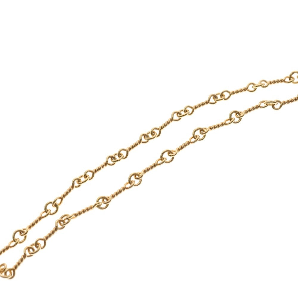 CHROME HEARTS(クロムハーツ) 22K NECKCHAIN T20 ツイストチェーンネックレス 20inch ゴールド BCA015