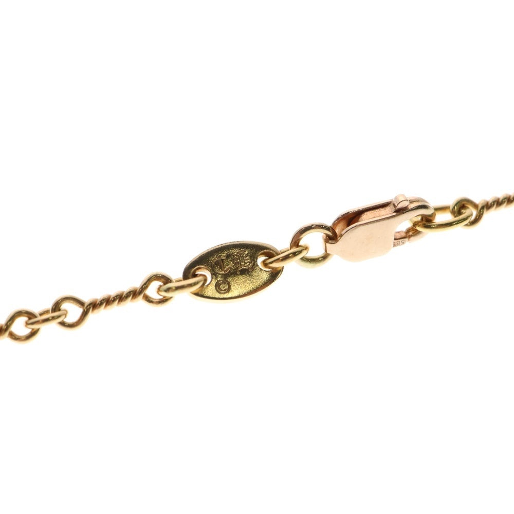 CHROME HEARTS(クロムハーツ) 22K NECKCHAIN T20 ツイストチェーンネックレス 20inch ゴールド BCA015