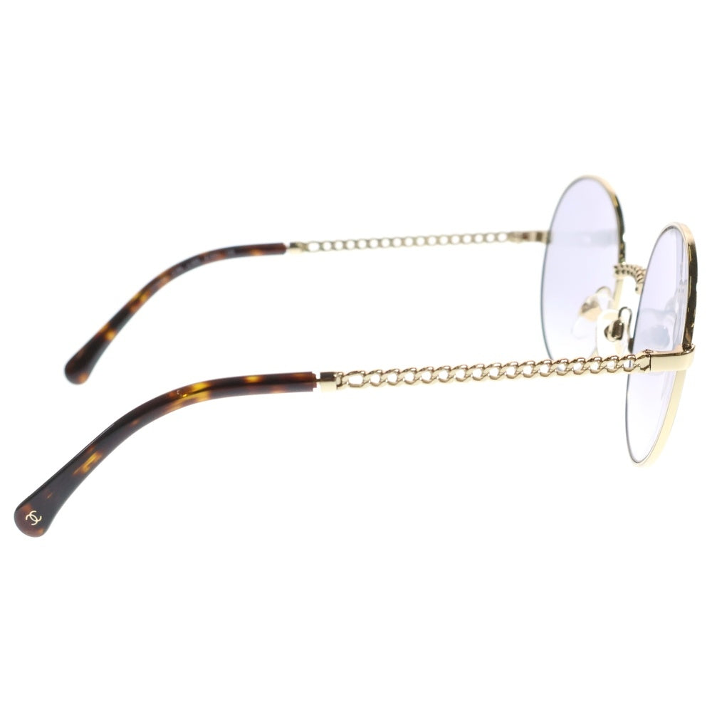 CHANEL(シャネル) 2186 ラウンドフレーム ゴールドテンプル カラーレンズ サングラス メガネ 眼鏡 ゴールド/ブラウン