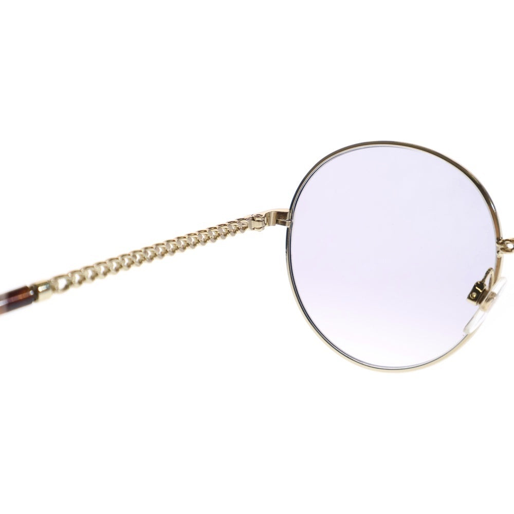 CHANEL(シャネル) 2186 ラウンドフレーム ゴールドテンプル カラーレンズ サングラス メガネ 眼鏡 ゴールド/ブラウン