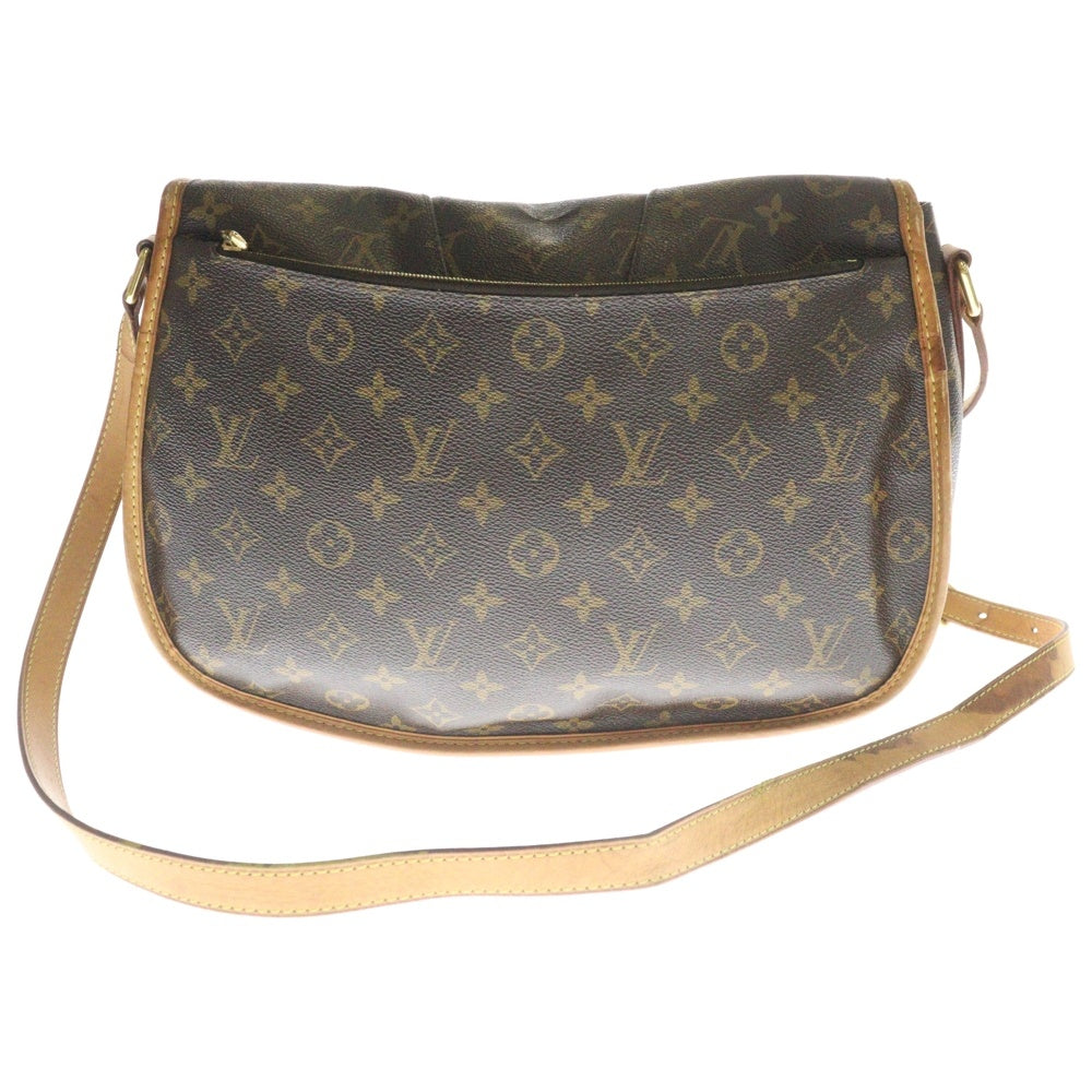 LOUIS VUITTON(ルイヴィトン) PRE-OWNED プレ オウンド モノグラム メニルモンタンPM PVCショルダーバッグ ブラウン M40474 DU0122