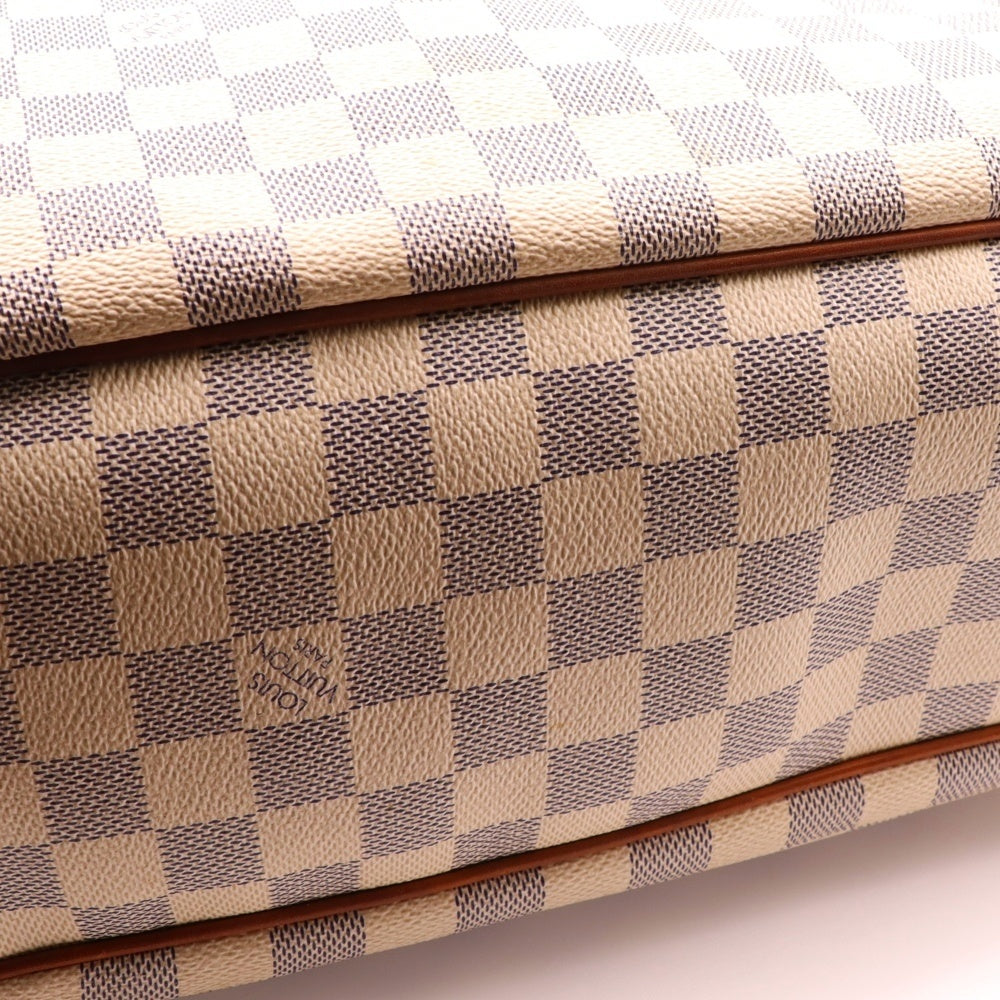 LOUIS VUITTON(ルイヴィトン) ダミエ アズール シラク―サMM PVCショルダーバッグ ホワイト N41112 SP4170