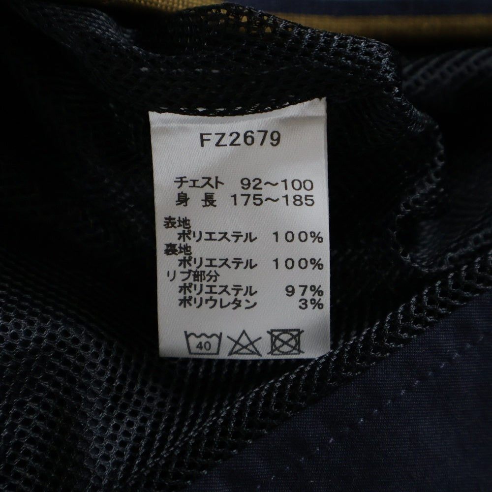 FRED PERRY(フレッドペリー) ナイロン ストレッチ スタンドカラー ジップアップ スイングトップ ジャケット ネイビー