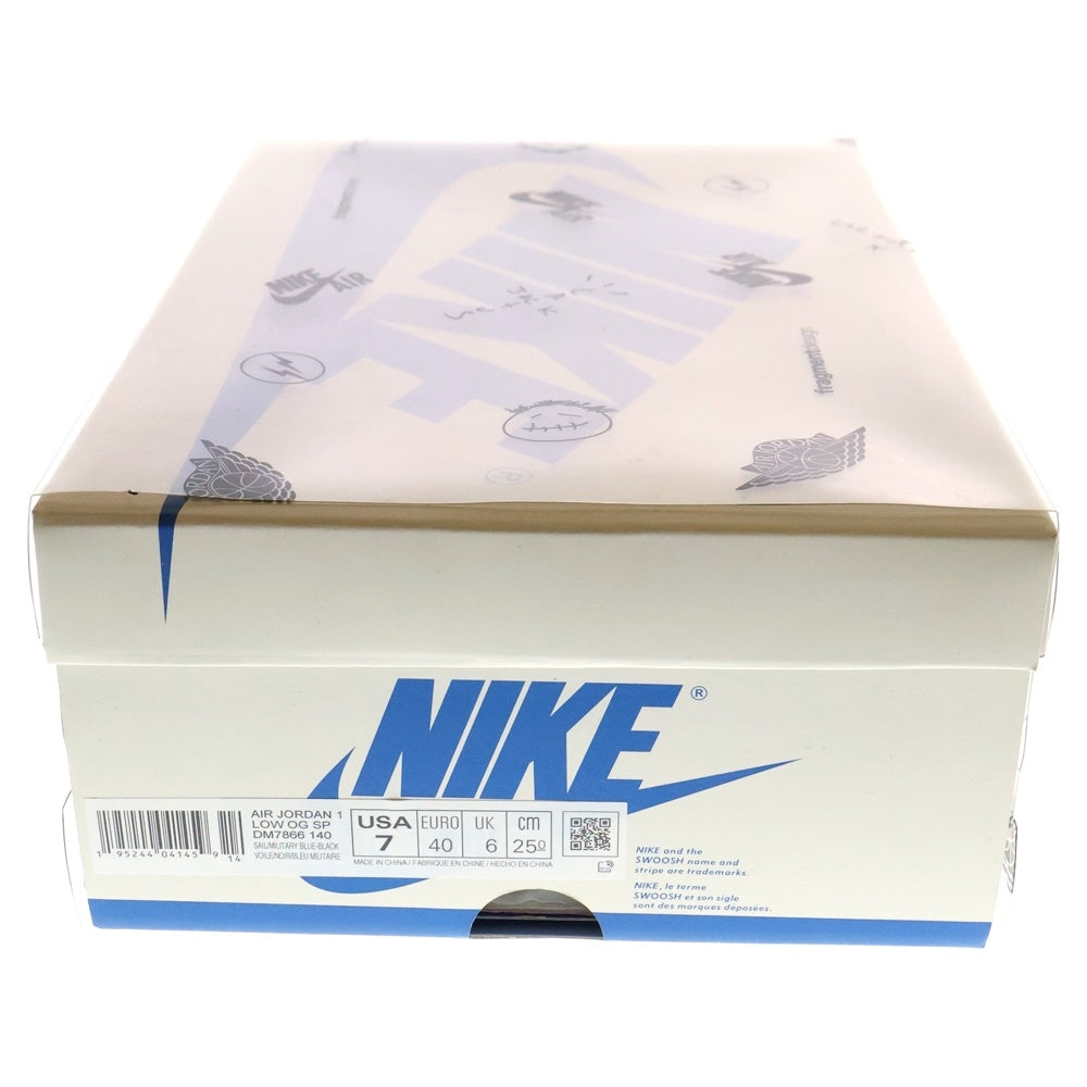 NIKE(ナイキ) ×TRAVIS SCOTT FRAGMENT DESIGN AIR JORDAN 1 LOW OG SP トラヴィススコット フラグメント エアジョーダン1 ローカットスニーカー US7/25cm DM7866-140