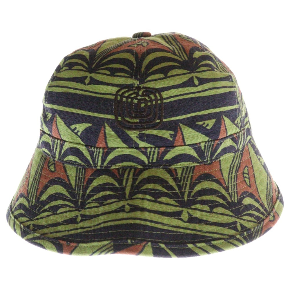 Sasquatchfabrix.(サスクワッチファブリックス) 25SS BUCKET HAT PRIMITIVE BORDER バケットハット プリミティブボーダー オリーブ 25SS-GOH-004