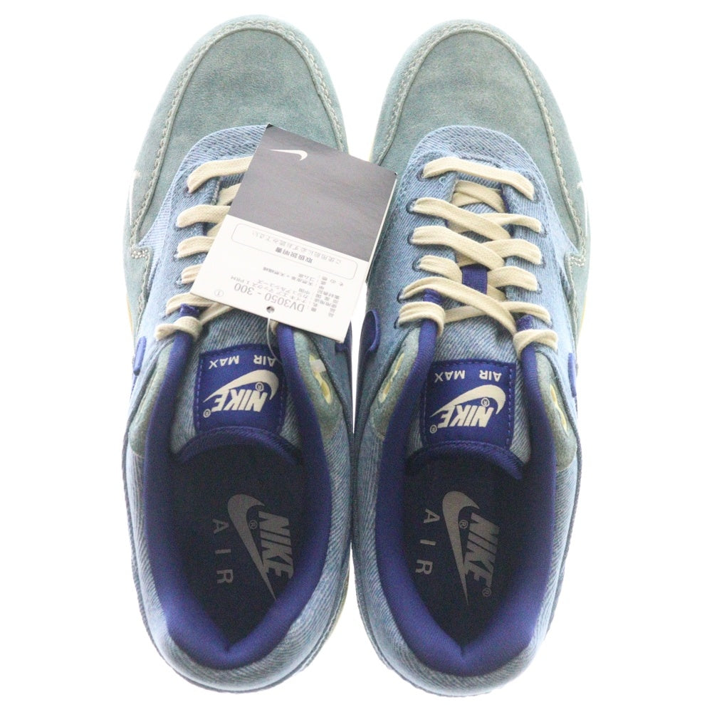 NIKE(ナイキ) AIR MAX 1 PREMIUM DIRTY DENIM エアマックス1 プレミアム ダーティーデニム ローカットスニーカー インディゴ US9.5/27.5cm DV3050-300