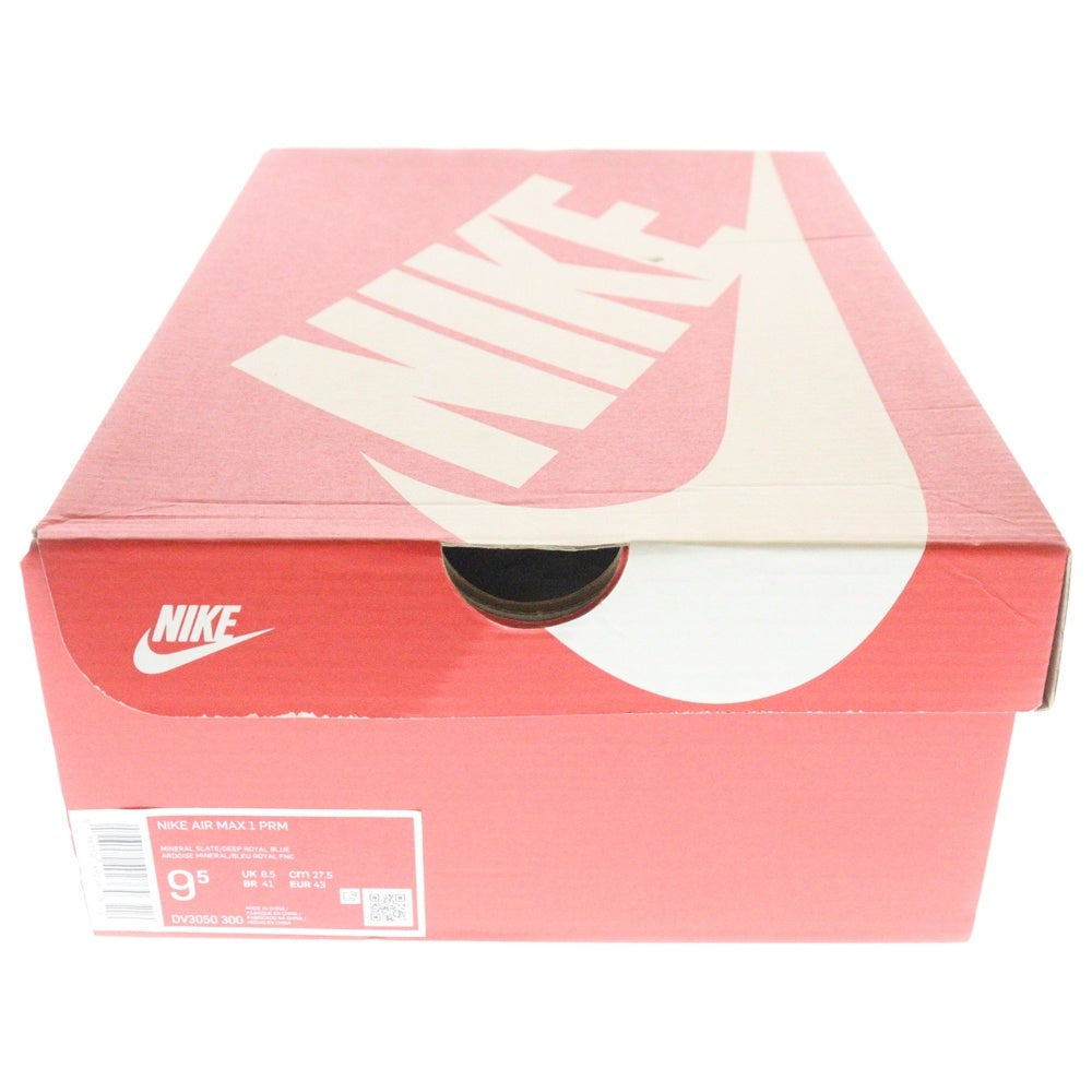 NIKE(ナイキ) AIR MAX 1 PREMIUM DIRTY DENIM エアマックス1 プレミアム ダーティーデニム ローカットスニーカー インディゴ US9.5/27.5cm DV3050-300