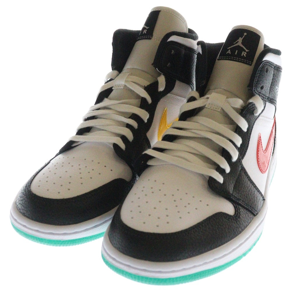 NIKE(ナイキ) WMNS AIR JORDAN 1 MID エアジョーダン1 ミッドカットスニーカー マルチカラー US11.5/28.5cm BQ6472-063
