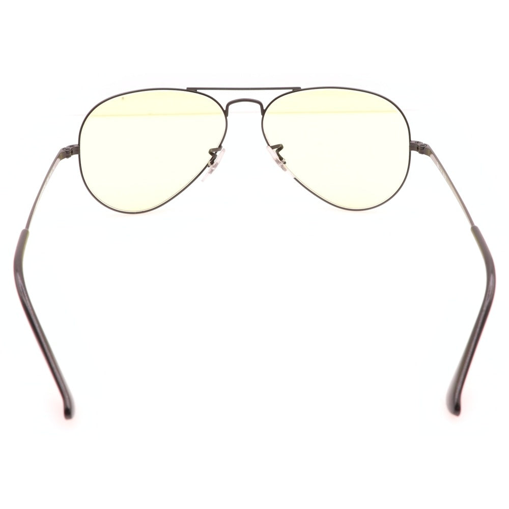 Ray Ban(レイバン) AVIATOR METAL II アビエーター メタル ティアドロップフレーム カラーレンズ サングラス メガネ 眼鏡 ブラック/イエロー RB6489