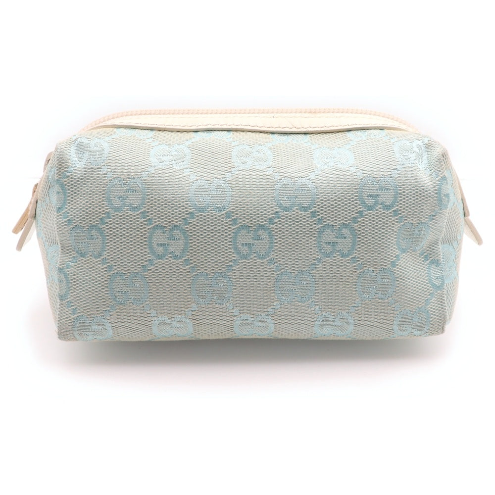 GUCCI(グッチ) GGキャンバス 総柄 ミニポーチ レディース ブルー/ホワイト 039 1118